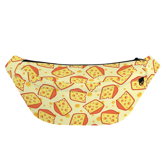 Slice Of Cheese Pattern Print Fanny Pack