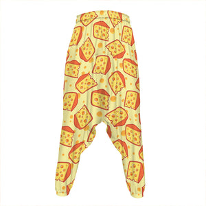 Slice Of Cheese Pattern Print Hammer Pants