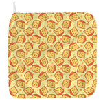 Slice Of Cheese Pattern Print Hand Towel