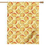 Slice Of Cheese Pattern Print House Flag