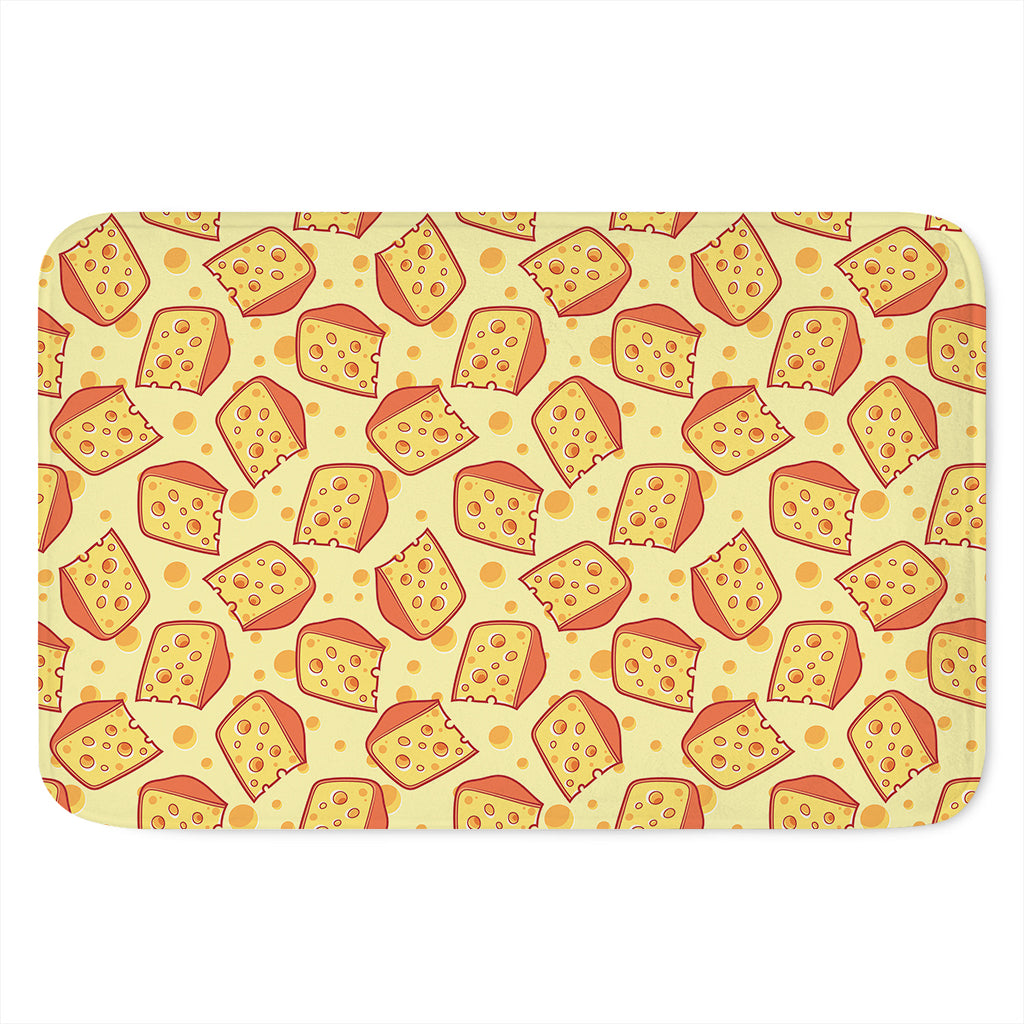 Slice Of Cheese Pattern Print Indoor Door Mat