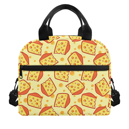 Slice Of Cheese Pattern Print Insulated Lunch Bag