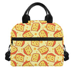 Slice Of Cheese Pattern Print Insulated Lunch Bag