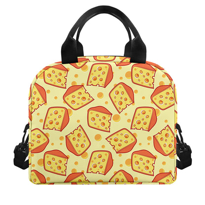 Slice Of Cheese Pattern Print Insulated Lunch Bag