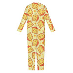 Slice Of Cheese Pattern Print Jumpsuit