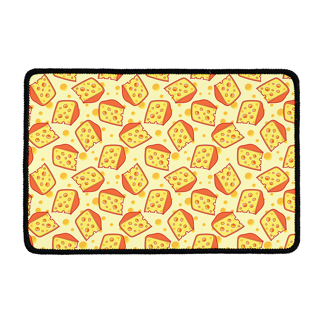 Slice Of Cheese Pattern Print Kitchen Mat