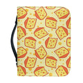 Slice Of Cheese Pattern Print Leather Bible Cover