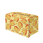 Slice Of Cheese Pattern Print Leather Tissue Box Cover