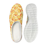 Slice Of Cheese Pattern Print Mesh Casual Shoes