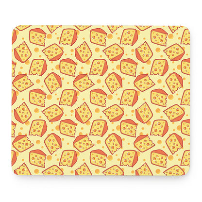 Slice Of Cheese Pattern Print Mouse Pad