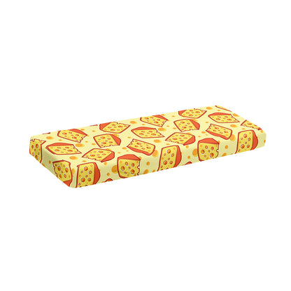 Slice Of Cheese Pattern Print Piano Keyboard Cover