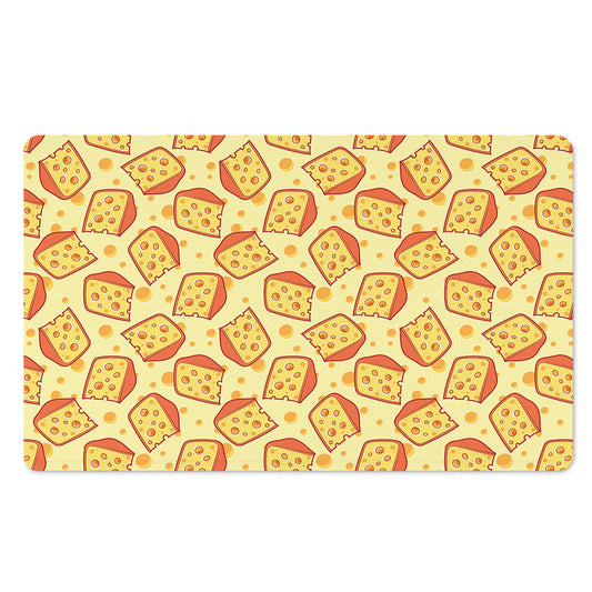 Slice Of Cheese Pattern Print Polyester Doormat