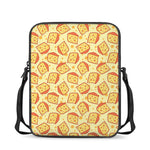 Slice Of Cheese Pattern Print Rectangular Crossbody Bag