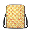 Slice Of Cheese Pattern Print Rectangular Crossbody Bag