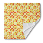 Slice Of Cheese Pattern Print Silk Bandana