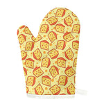 Slice Of Cheese Pattern Print Single Oven Mitt