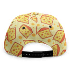 Slice Of Cheese Pattern Print Snapback Cap