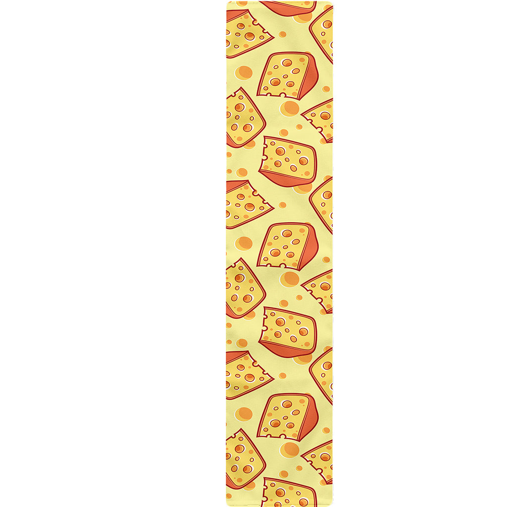 Slice Of Cheese Pattern Print Table Runner