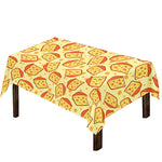 Slice Of Cheese Pattern Print Tablecloth