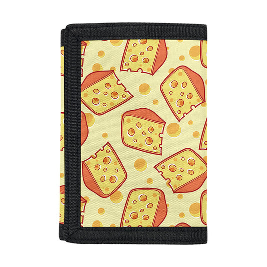 Slice Of Cheese Pattern Print Trifold Wallet