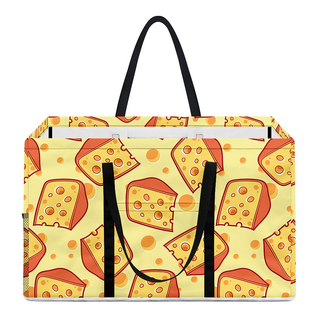 Slice Of Cheese Pattern Print Utility Tote Bag