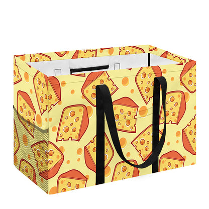 Slice Of Cheese Pattern Print Utility Tote Bag