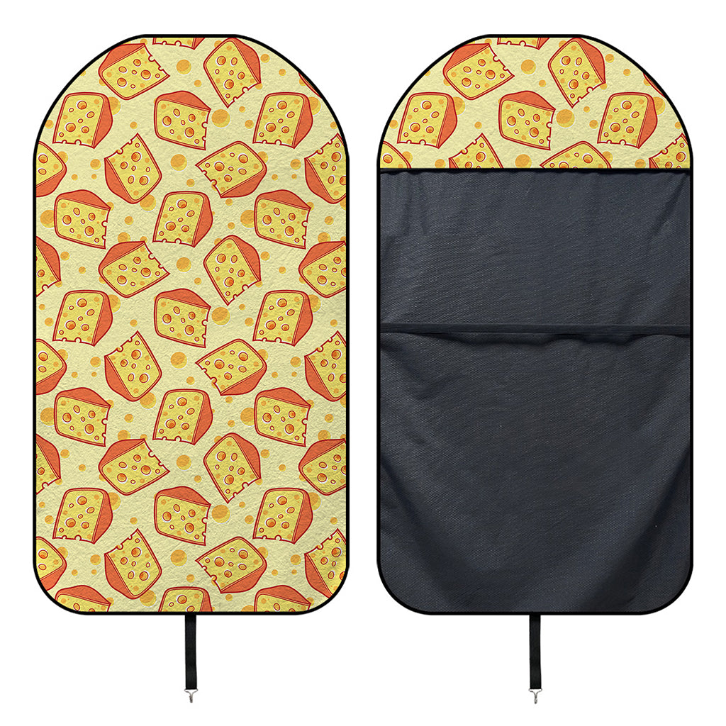 Slice Of Cheese Pattern Print Waterproof Car Seat Cover