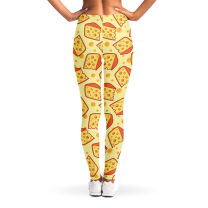 Slice Of Cheese Pattern Print Women's Leggings