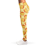 Slice Of Cheese Pattern Print Women's Leggings