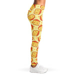 Slice Of Cheese Pattern Print Women's Leggings