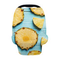Sliced Pineapple Print Baby Seat Cover