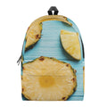 Sliced Pineapple Print School Backpack