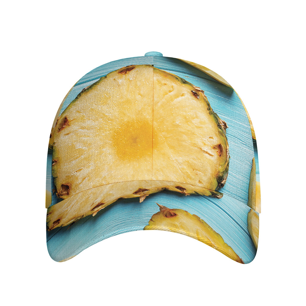 Sliced Pineapple Print Baseball Cap