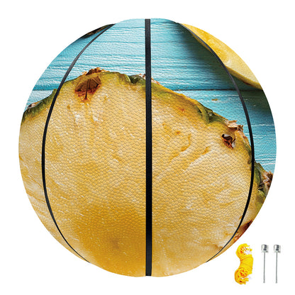Sliced Pineapple Print Basketball