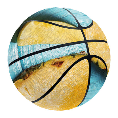 Sliced Pineapple Print Basketball