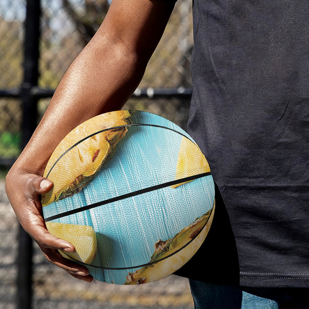 Sliced Pineapple Print Basketball