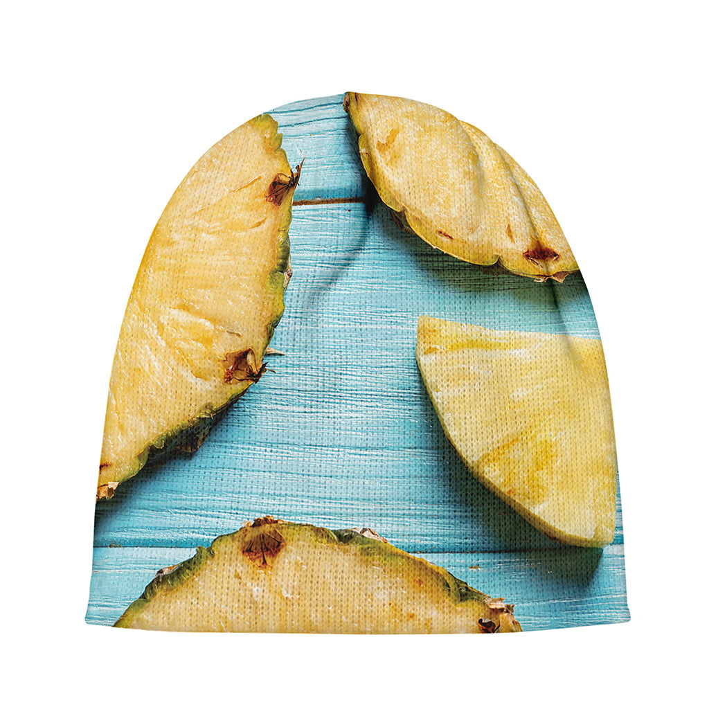 Sliced Pineapple Print Beanie