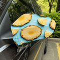 Sliced Pineapple Print Car Side Mirror Covers