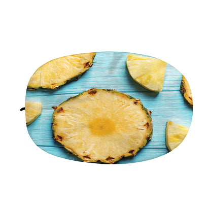Sliced Pineapple Print Car Side Mirror Covers
