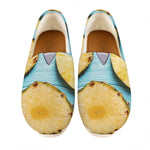 Sliced Pineapple Print Casual Shoes