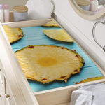 Sliced Pineapple Print Changing Pad Cover