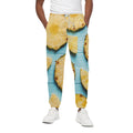Sliced Pineapple Print Cotton Sweatpants
