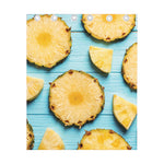 Sliced Pineapple Print Curtain