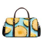 Sliced Pineapple Print Duffle Bag