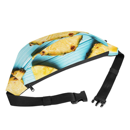 Sliced Pineapple Print Fanny Pack
