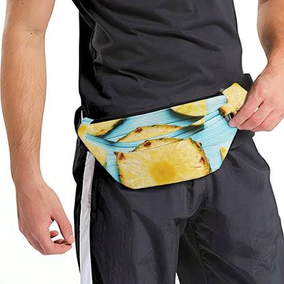 Sliced Pineapple Print Fanny Pack