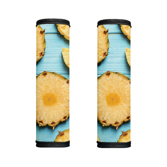 Sliced Pineapple Print Handle Covers