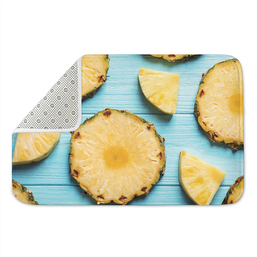 Sliced Pineapple Print Indoor Door Mat