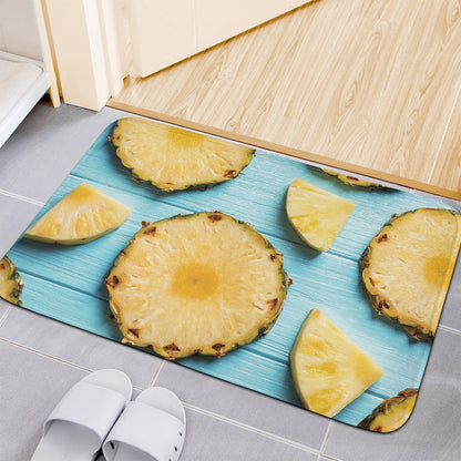 Sliced Pineapple Print Indoor Door Mat