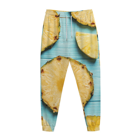 Sliced Pineapple Print Jogger Pants